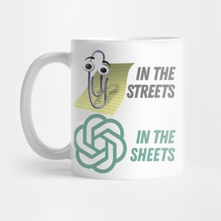 Clippy In The Sheets, Chat GPT In The Streets Mug